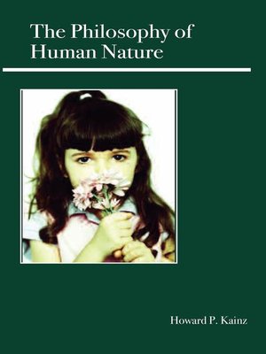 cover image of The Philosophy of Human Nature